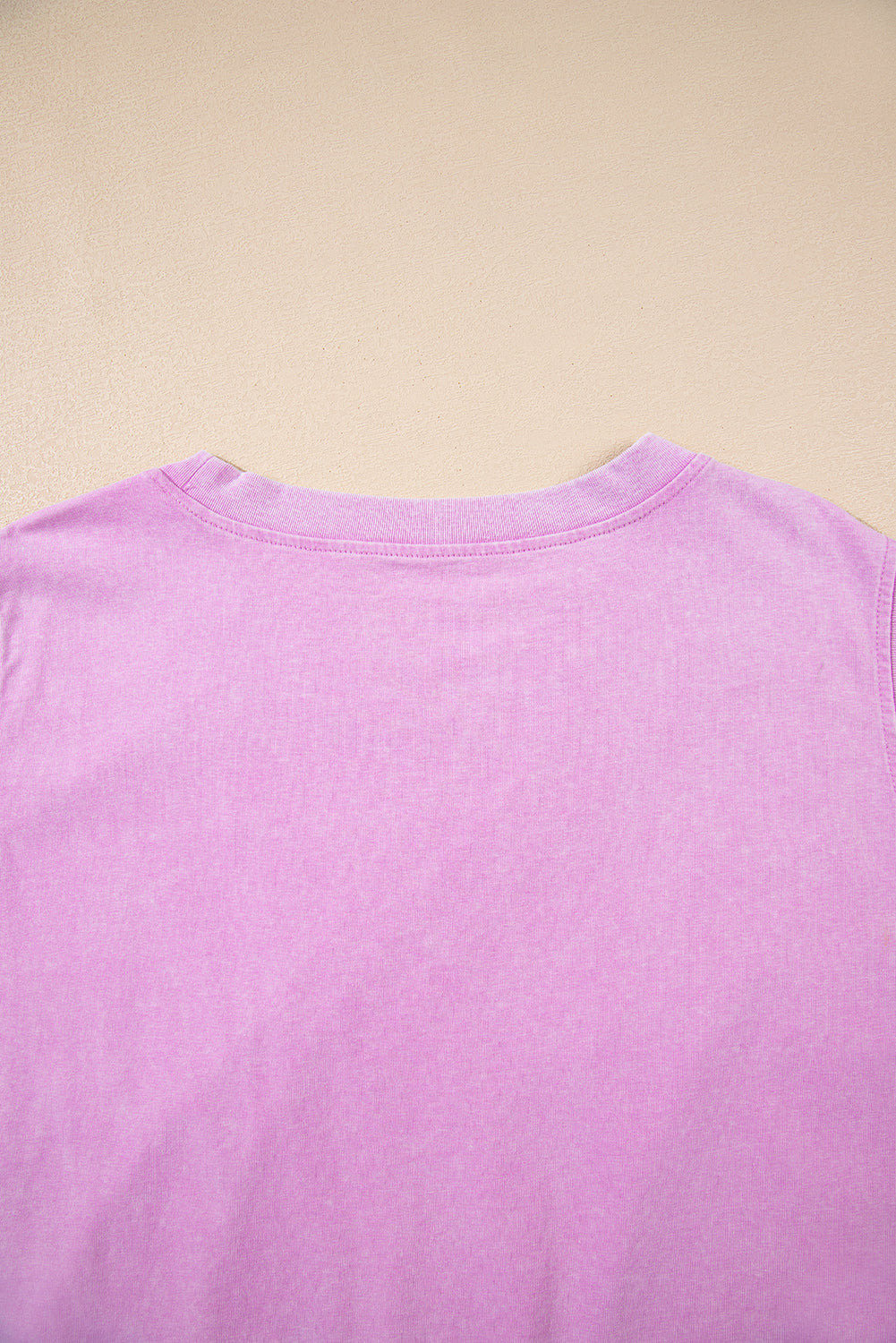 Light Pink Mineral Wash Sleeveless Top and Split Skort Set
