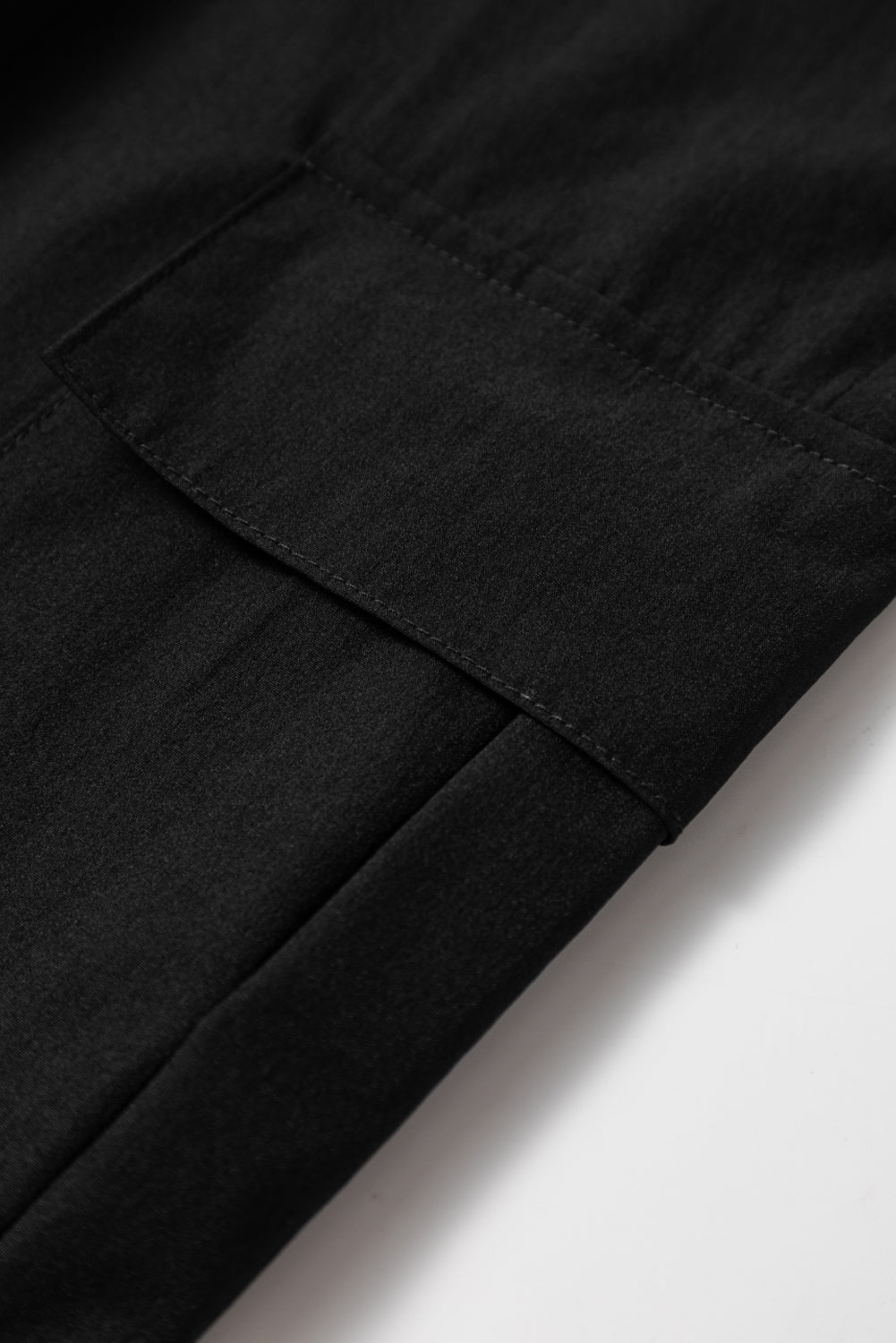 Medium Grey Elastic High Waist Pocketed Cargo Jogger Pants