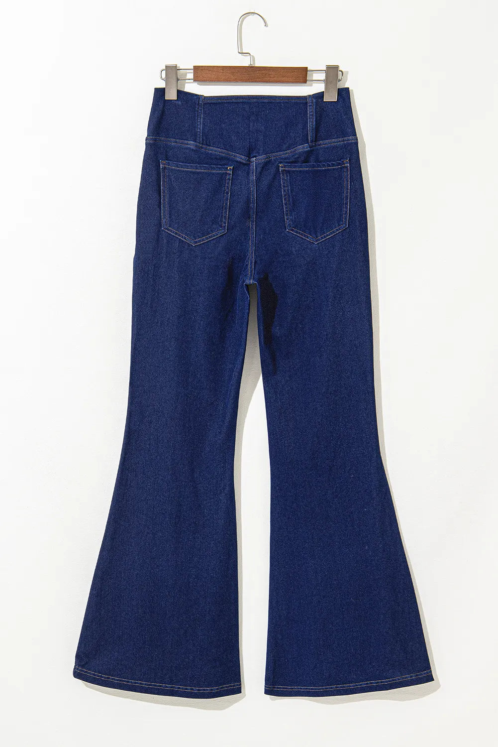 Asymmetric Waist Flare Jean Jeggings