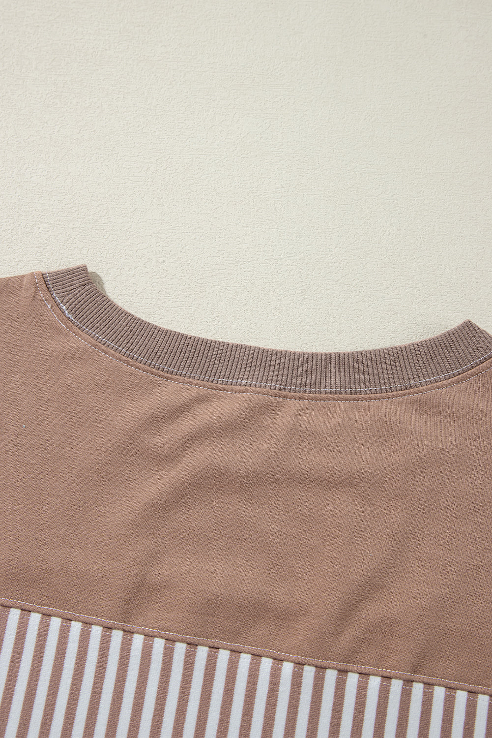 Phalaenopsis Striped Patchwork Oversized Tee