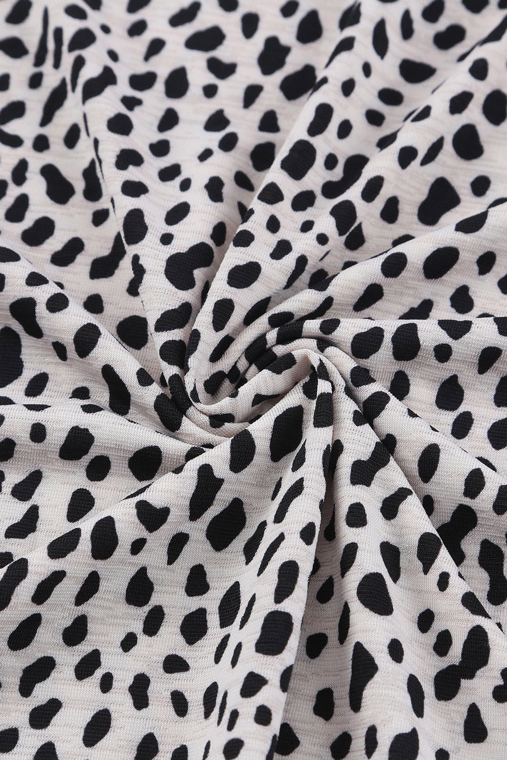 Cheetah Print Casual Crew Neck T Shirt