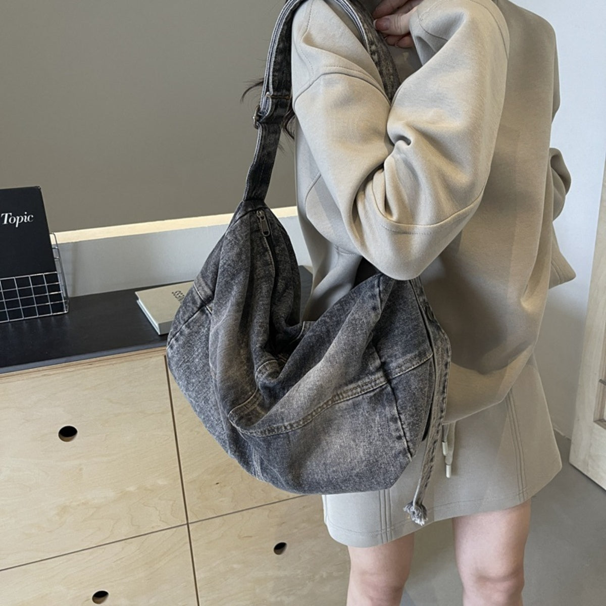 Denim Tote Bag