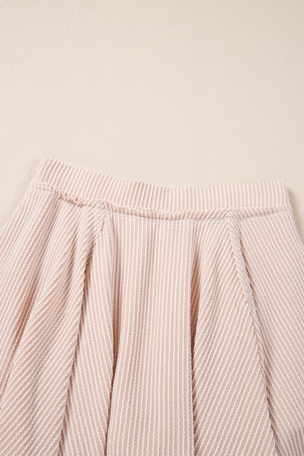 Dark Grey Corded Bishop Sleeve Pullover and Ruffle Mini Skirt Set
