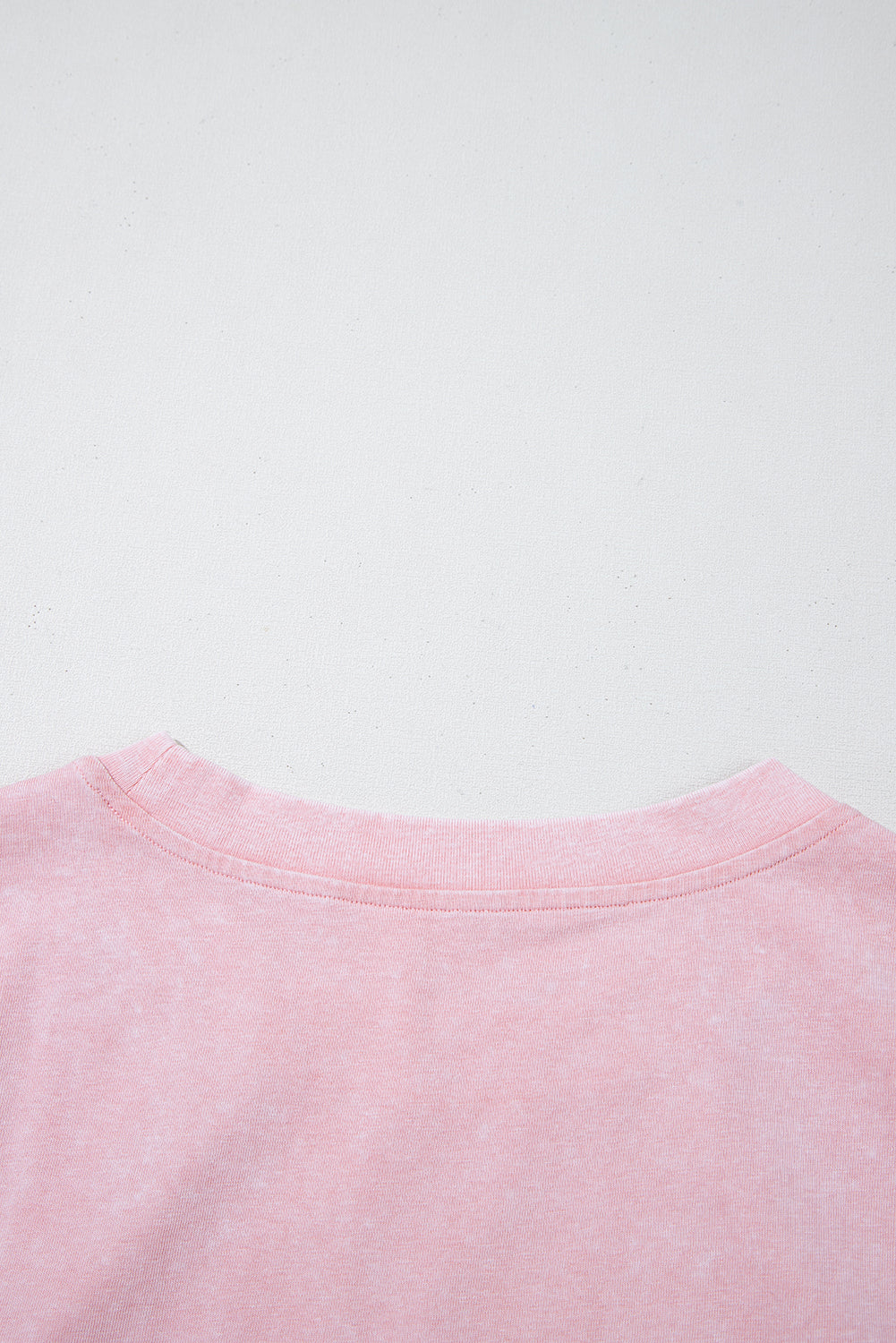Light Pink Mineral Wash Sleeveless Top and Split Skort Set