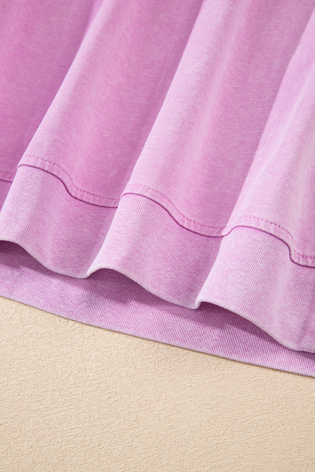 Light Pink Mineral Wash Sleeveless Top and Split Skort Set