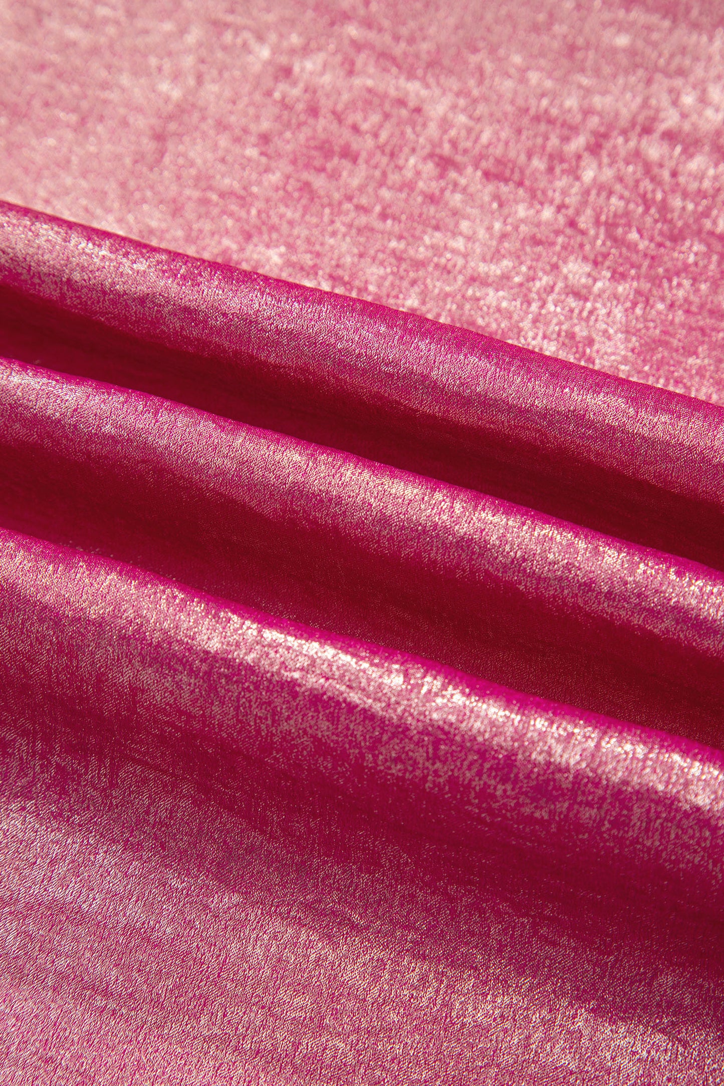 Black Metallic Round Neck Cap Sleeve Tee