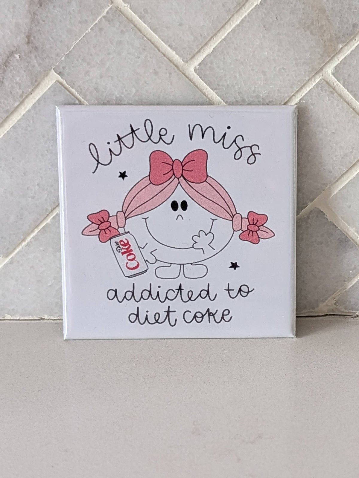 Miss Soda Fridge Locker Magnet
