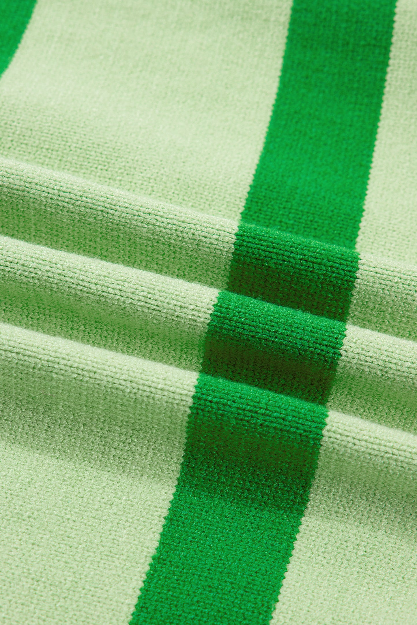Green Stripe Oh for Lucks Sake St Patricks Day Short Sleeve Sweater
