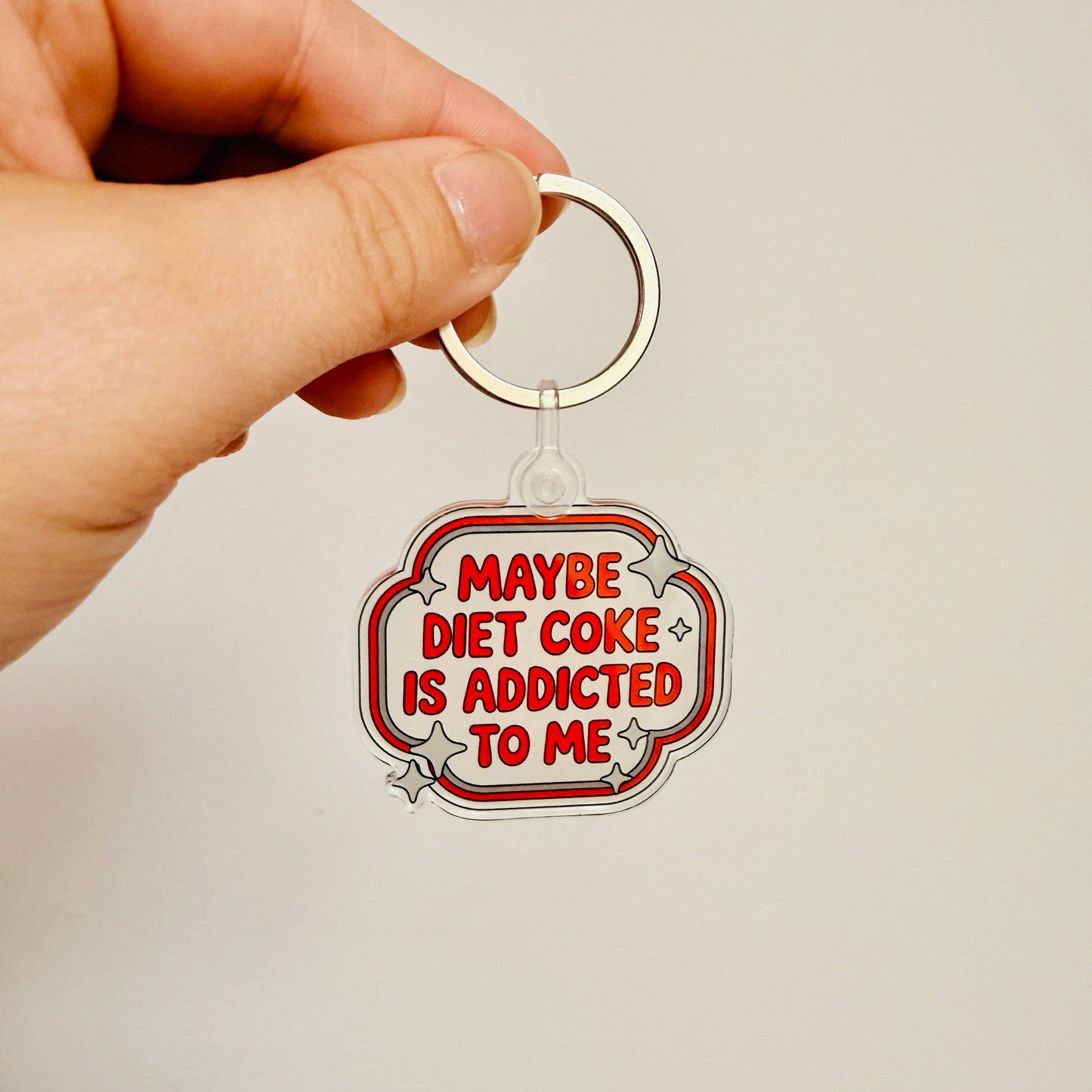 Acrylic Keychain, Maybe DC Is Obsessed With Me