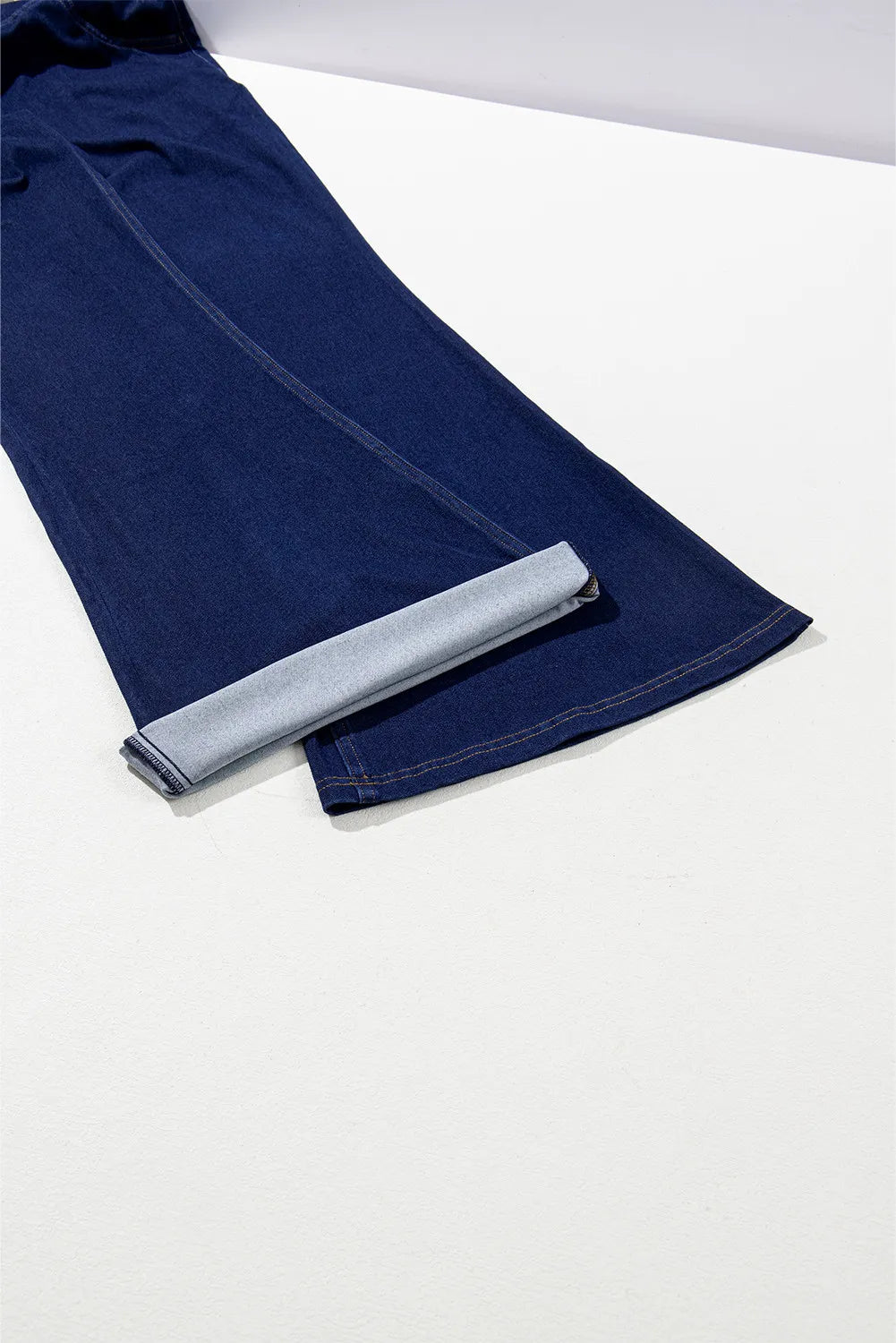 Asymmetric Waist Flare Jean Jeggings