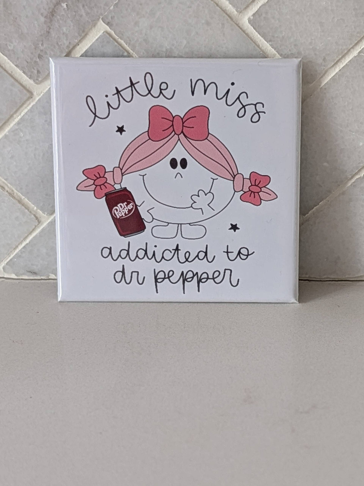 Miss Soda Fridge Locker Magnet