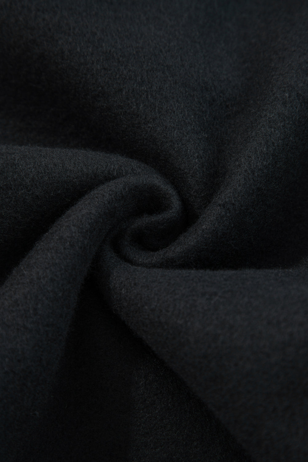 Black Leopard Drawstring Winter Fleece Pants